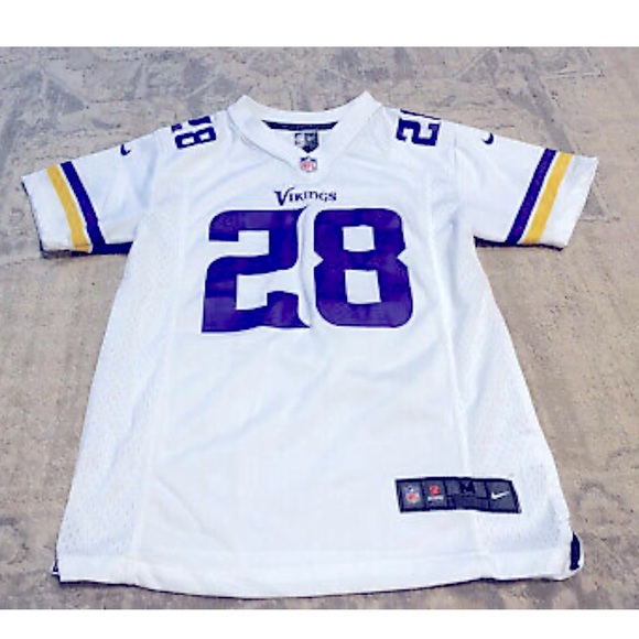 NFL NIKE ON FIELD Minnesota Vikings Peterson #28 Jersey - Picture 8 of 9
